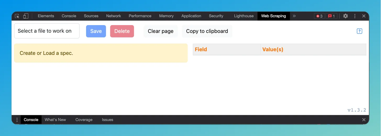 Coveo Webscraping Helper Chrome Plugin